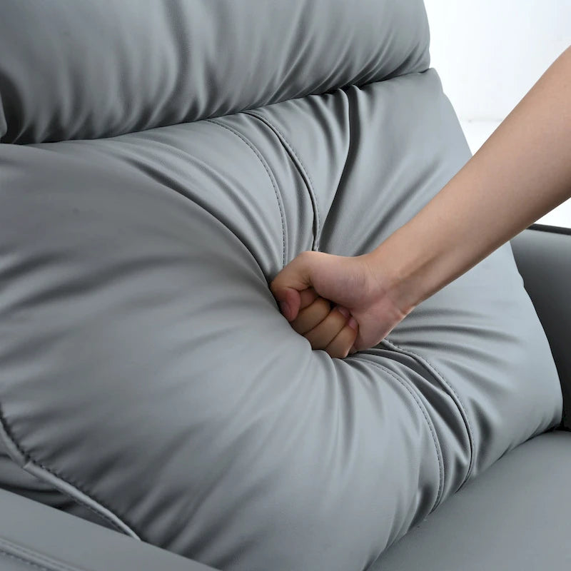 Fauteuil inclinable, pivotant et berçant motorisé avec port de chargement USB pour salon