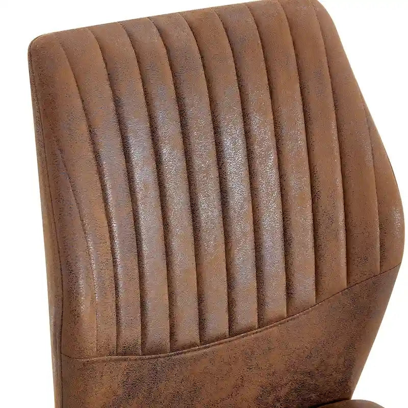 Chaise de salle à manger capitonnée haute résilience avec pieds en métal noir