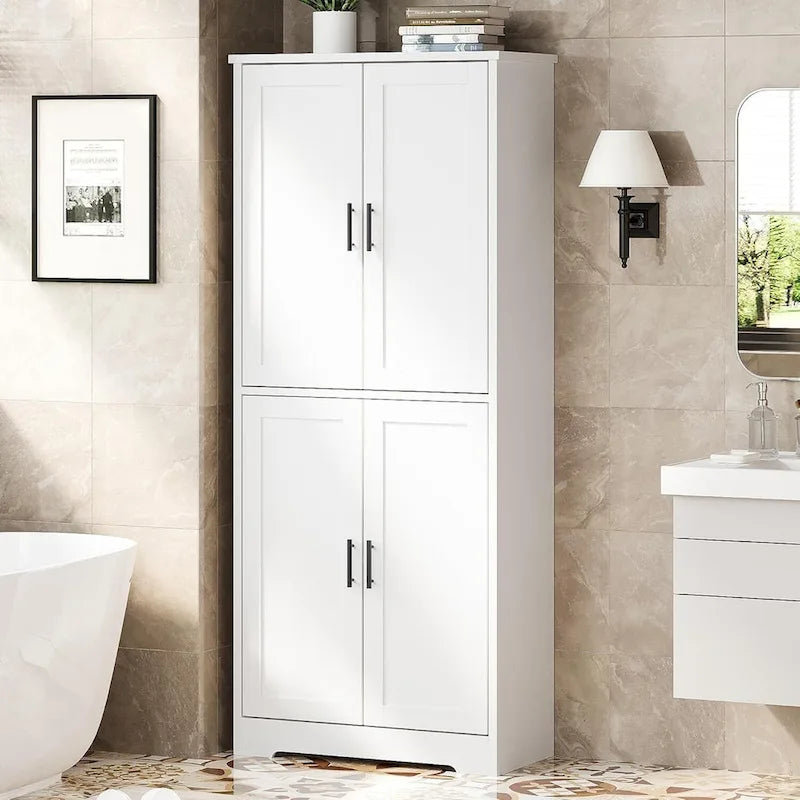 Meuble de cuisine, Armoire de rangement autonome avec portes et etagères