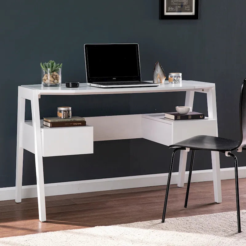 Bureau d'écriture moderne Mid-century avec rangement