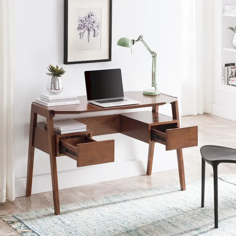 Bureau d'écriture moderne Mid-century avec rangement