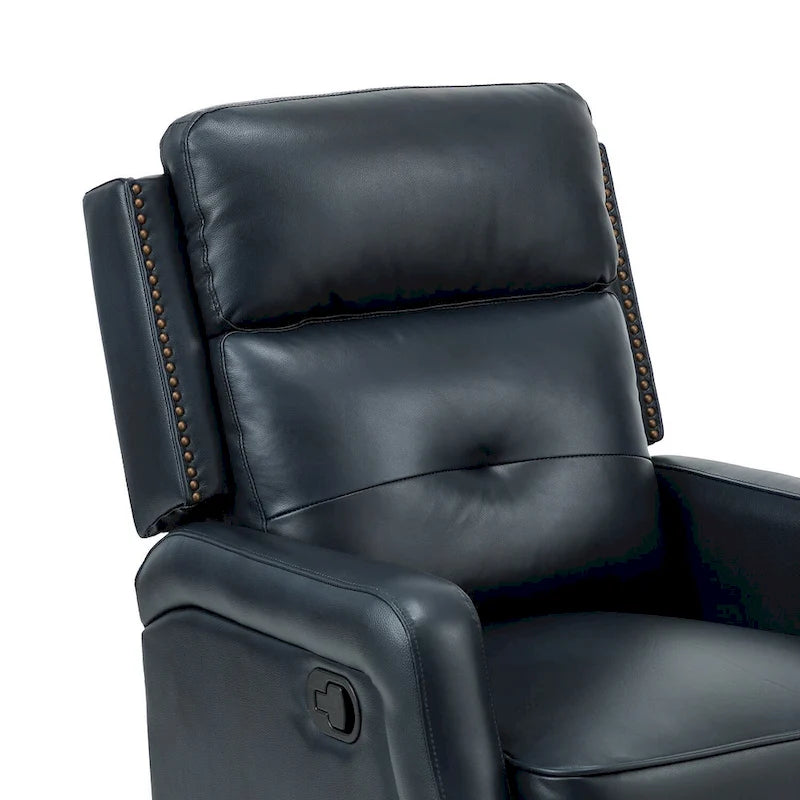 Fauteuil relax pivotant capitonné avec piètement en métal