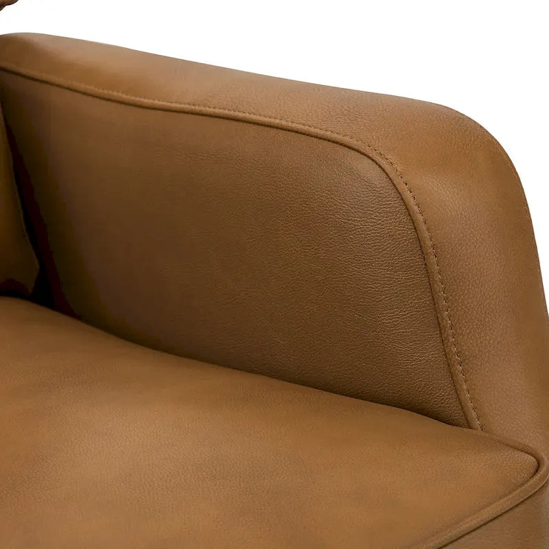 Fauteuil relax pivotant capitonné avec piètement en métal