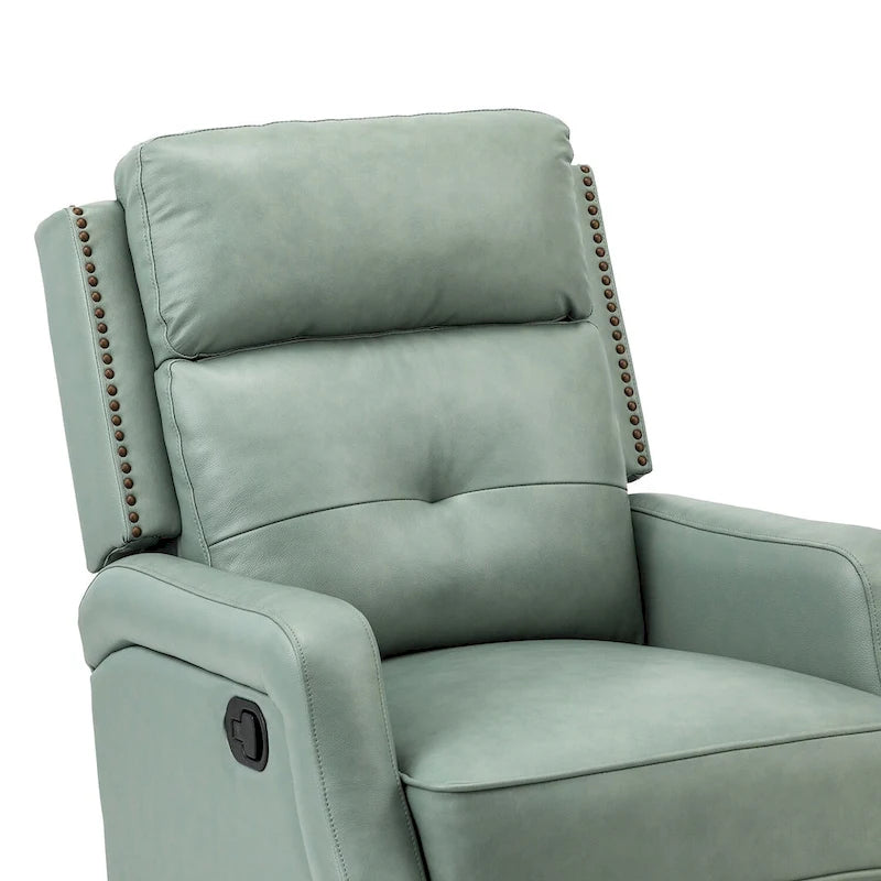 Fauteuil relax pivotant capitonné avec piètement en métal