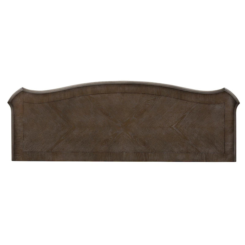 Console de canapé blanc antique avec tiroir et étagère inférieure de rangement