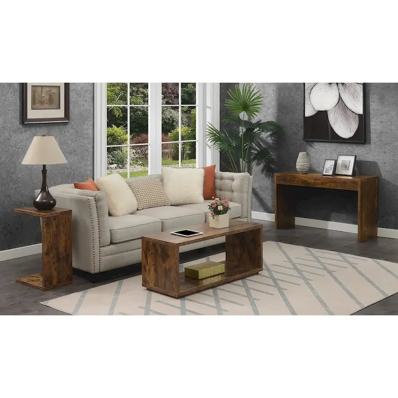 Table d'appoint en C, moderne, minimaliste