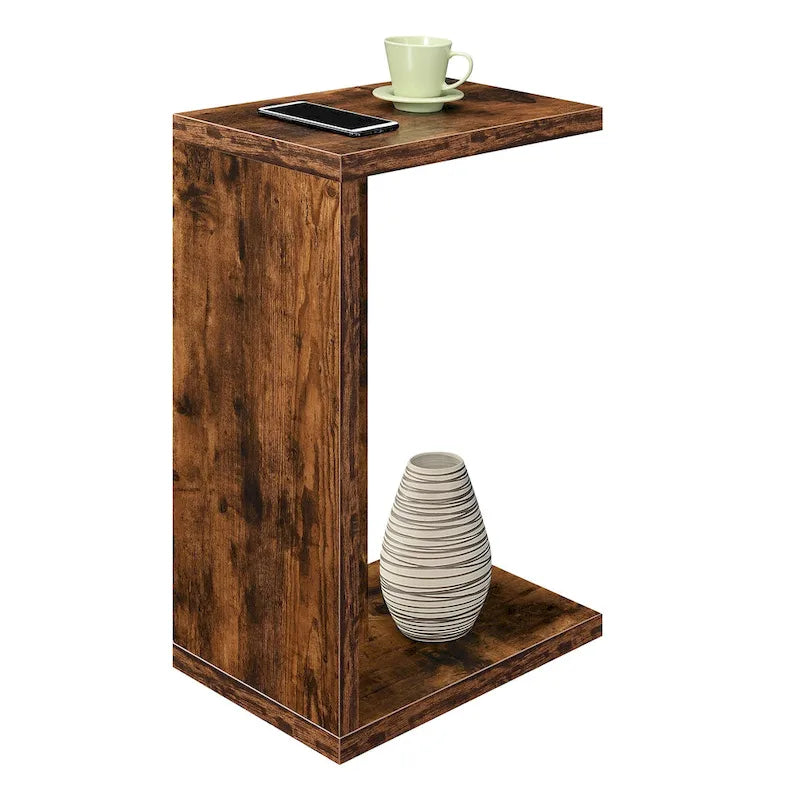 Table d'appoint en C, moderne, minimaliste