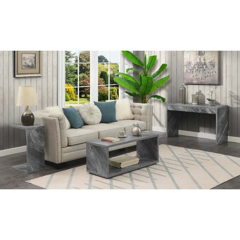 Table d'appoint en C, moderne, minimaliste