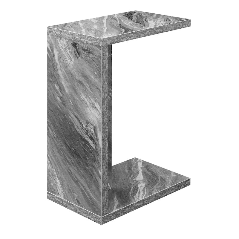 Table d'appoint en C, moderne, minimaliste