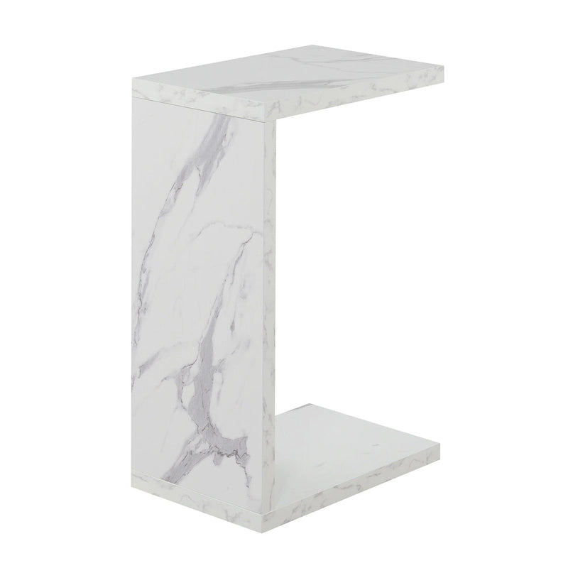 Table d'appoint en C, moderne, minimaliste