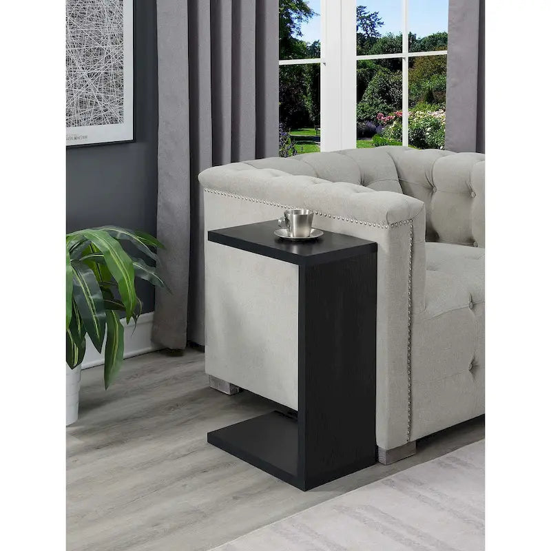 Table d'appoint en C, moderne, minimaliste