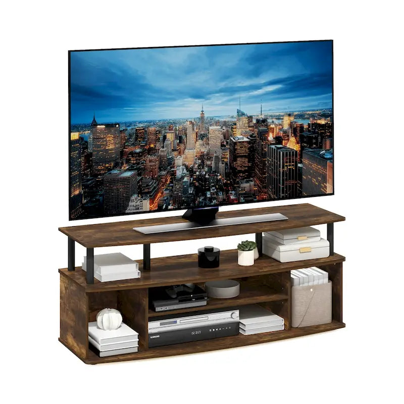 Grand meuble TV de divertissement pour téléviseurs jusqu'à 55 pouces