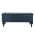 Banc de rangement capitonné de 38 po