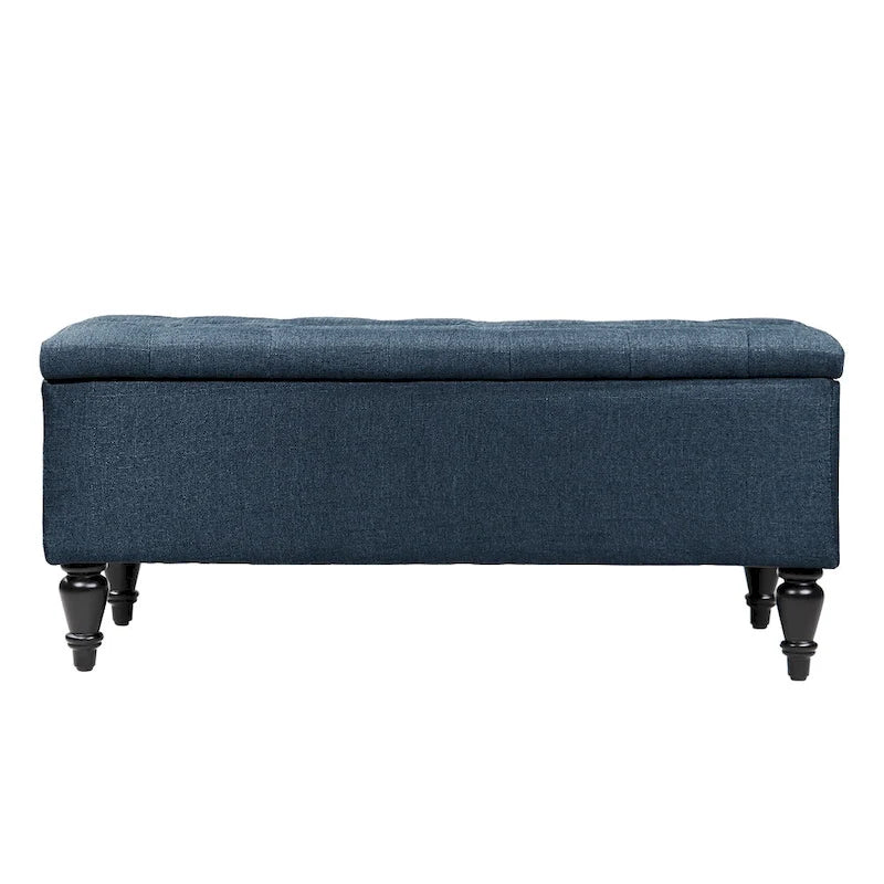 Banc de rangement capitonné de 38 po