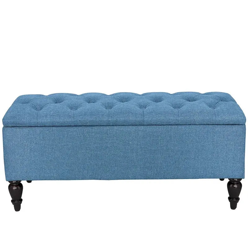 Banc de rangement capitonné de 38 po
