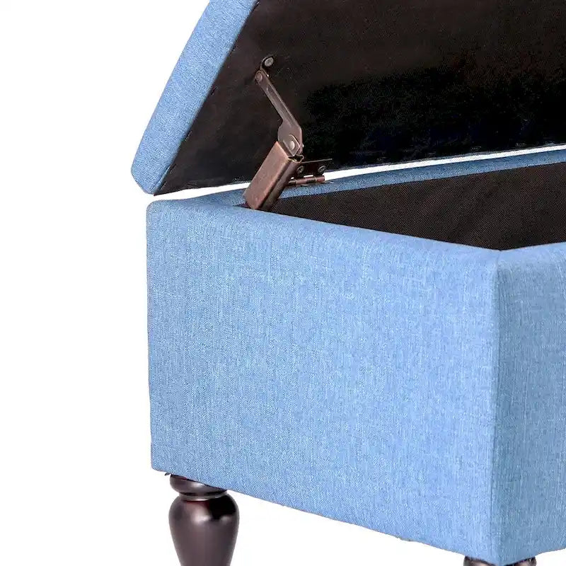 Banc de rangement capitonné de 38 po