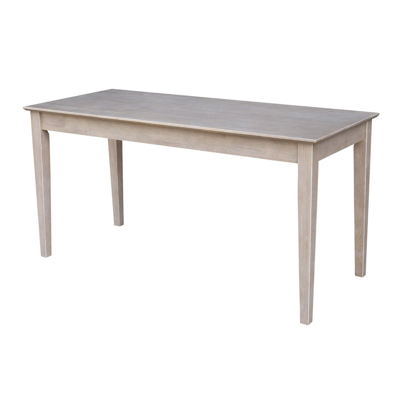 Bureau à tiroir en bois massif avec rangement, idéal pour un bureau à domicile moderne