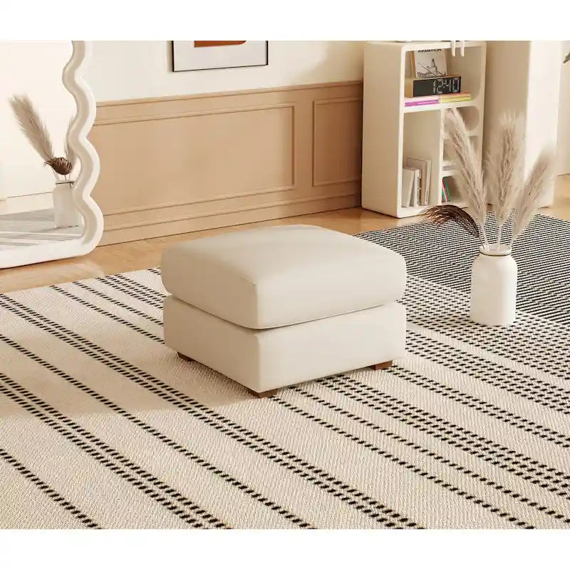 Canapé Causeuse en Tissu Lin Moderne pour Salon
