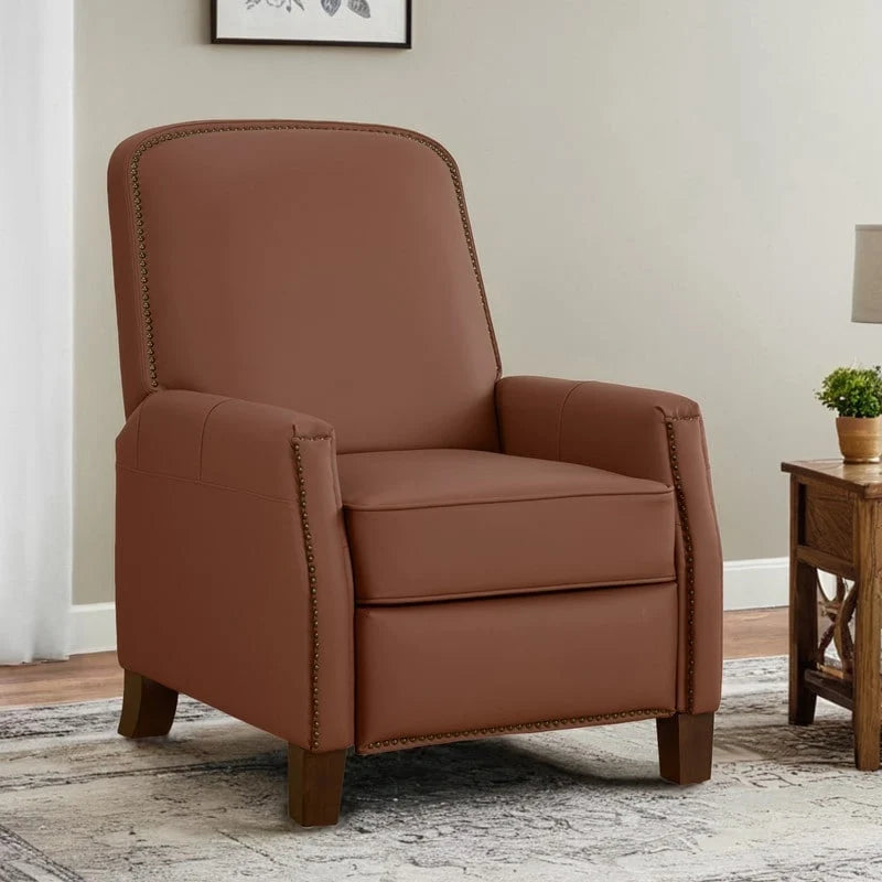 Fauteuil inclinable à pousser en similicuir pour adultes pour salon