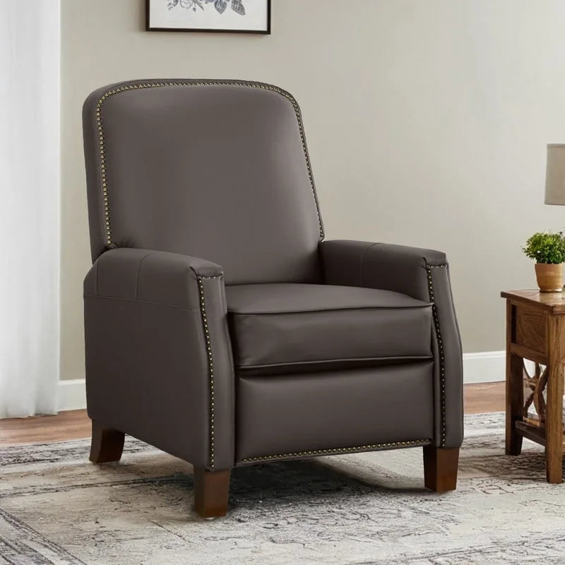 Fauteuil inclinable à pousser en similicuir pour adultes pour salon