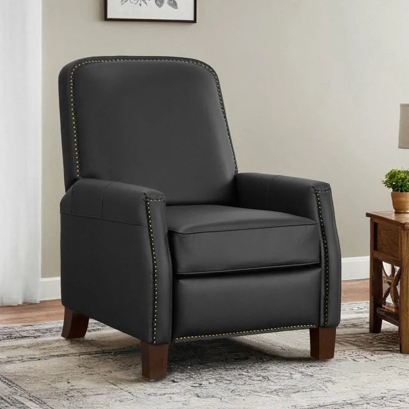 Fauteuil inclinable à pousser en similicuir pour adultes pour salon