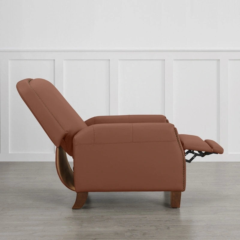 Fauteuil inclinable à pousser en similicuir pour adultes pour salon