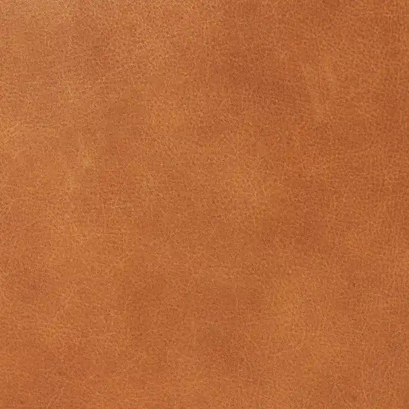 Pouf en cuir pleine fleur italien véritable Ottoman