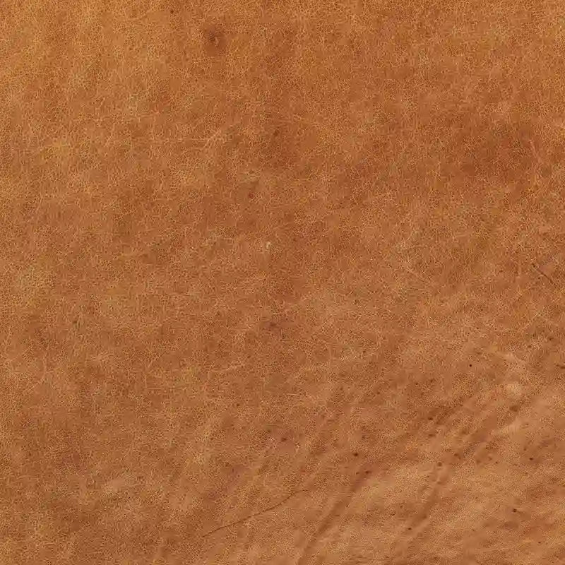 Pouf en cuir pleine fleur italien véritable Ottoman