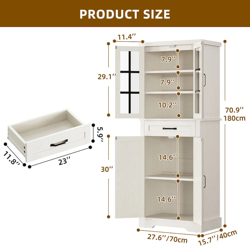 Armoires de rangement pour garde-manger de cuisine de ferme