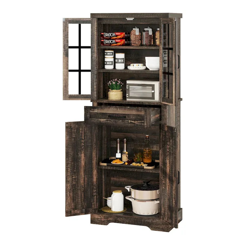 Armoires de rangement pour garde-manger de cuisine de ferme