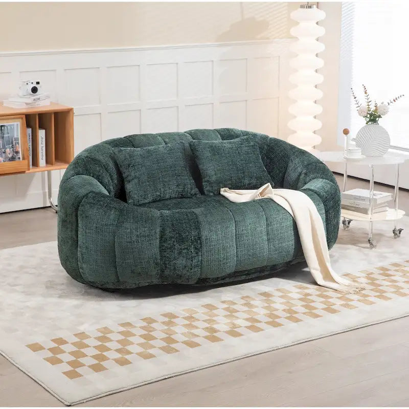 Fauteuil Poire Rond XL avec Mousse à Mémoire de Forme