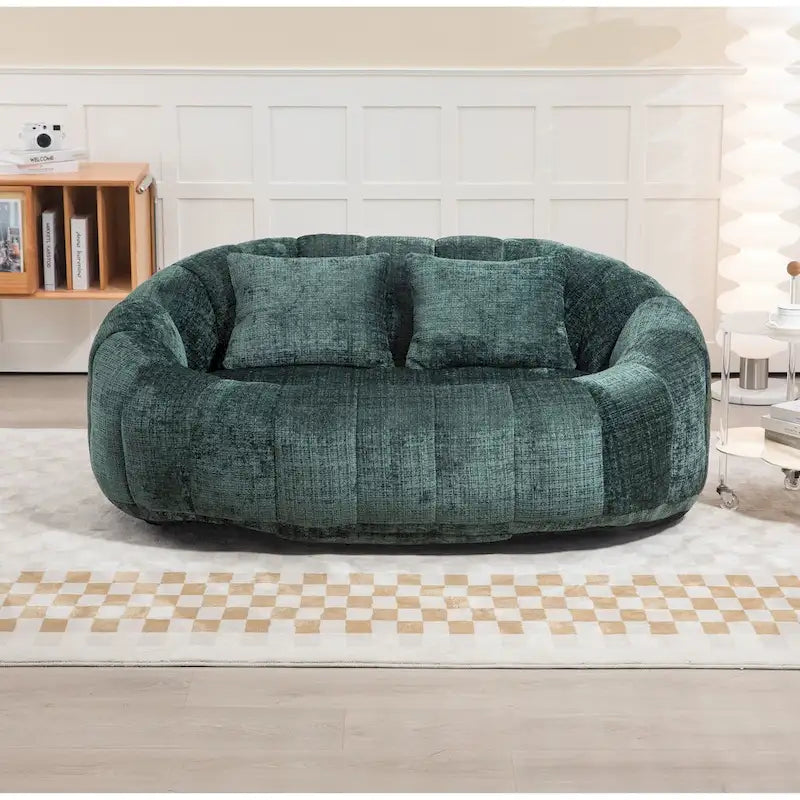 Fauteuil Poire Rond XL avec Mousse à Mémoire de Forme
