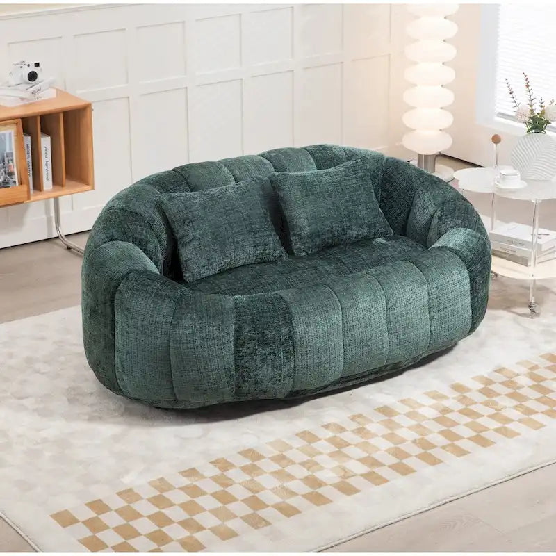 Fauteuil Poire Rond XL avec Mousse à Mémoire de Forme