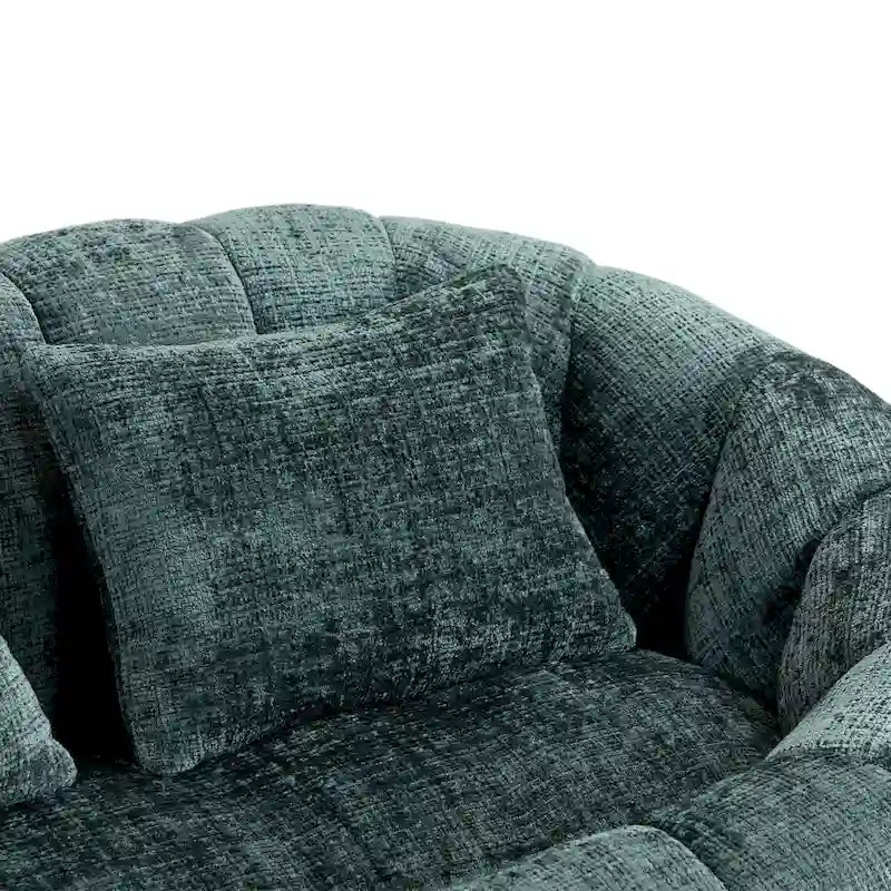 Fauteuil Poire Rond XL avec Mousse à Mémoire de Forme
