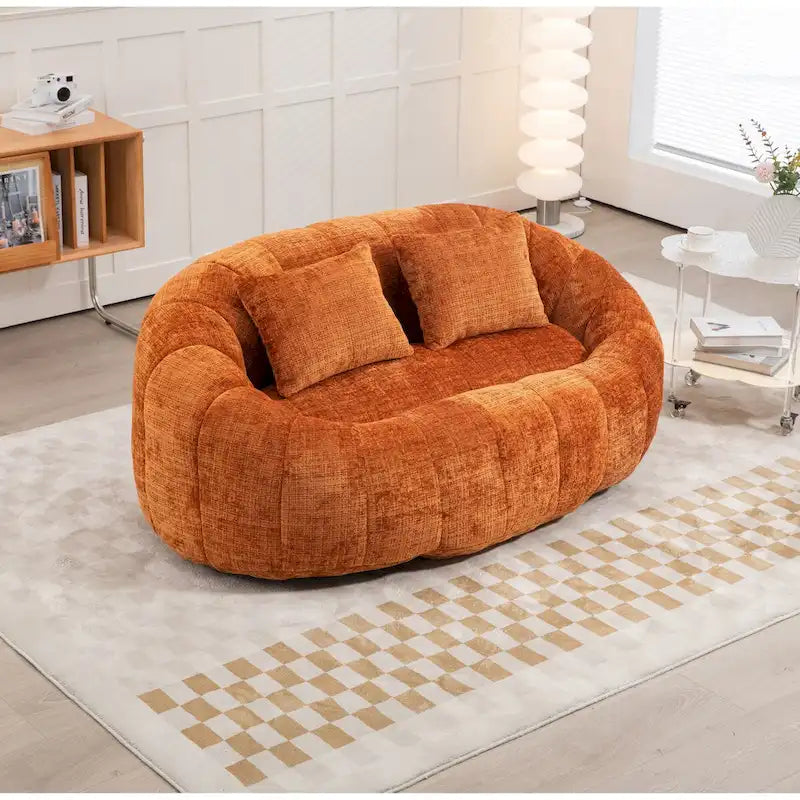 Fauteuil Poire Rond XL avec Mousse à Mémoire de Forme