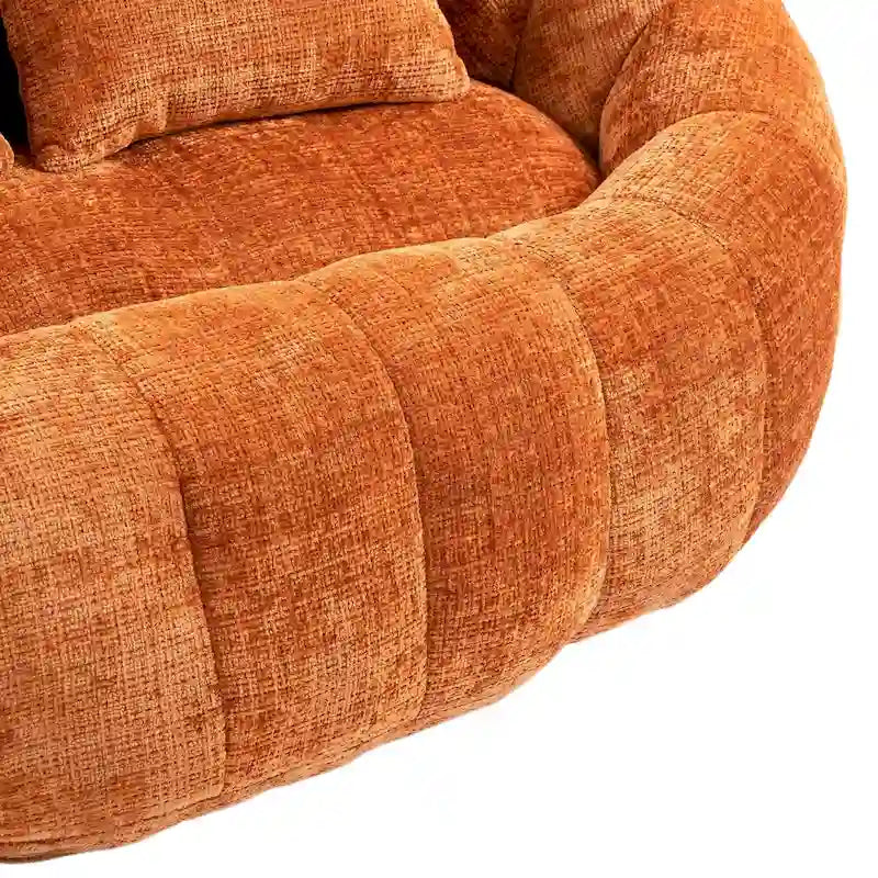 Fauteuil Poire Rond XL avec Mousse à Mémoire de Forme